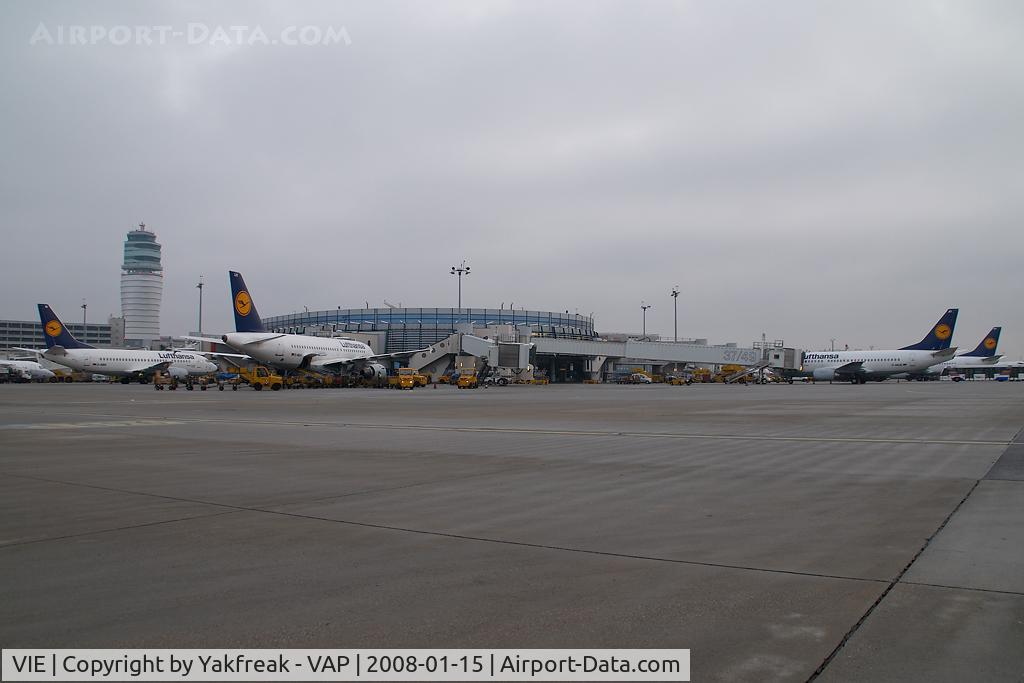Vienna International Airport, Vienna Austria (VIE) - Some Lufthansa aircrafts at VIE