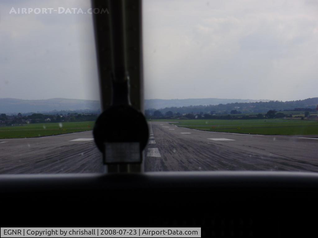 Hawarden Airport, Chester, England United Kingdom (EGNR) - touch down at Hawarden
