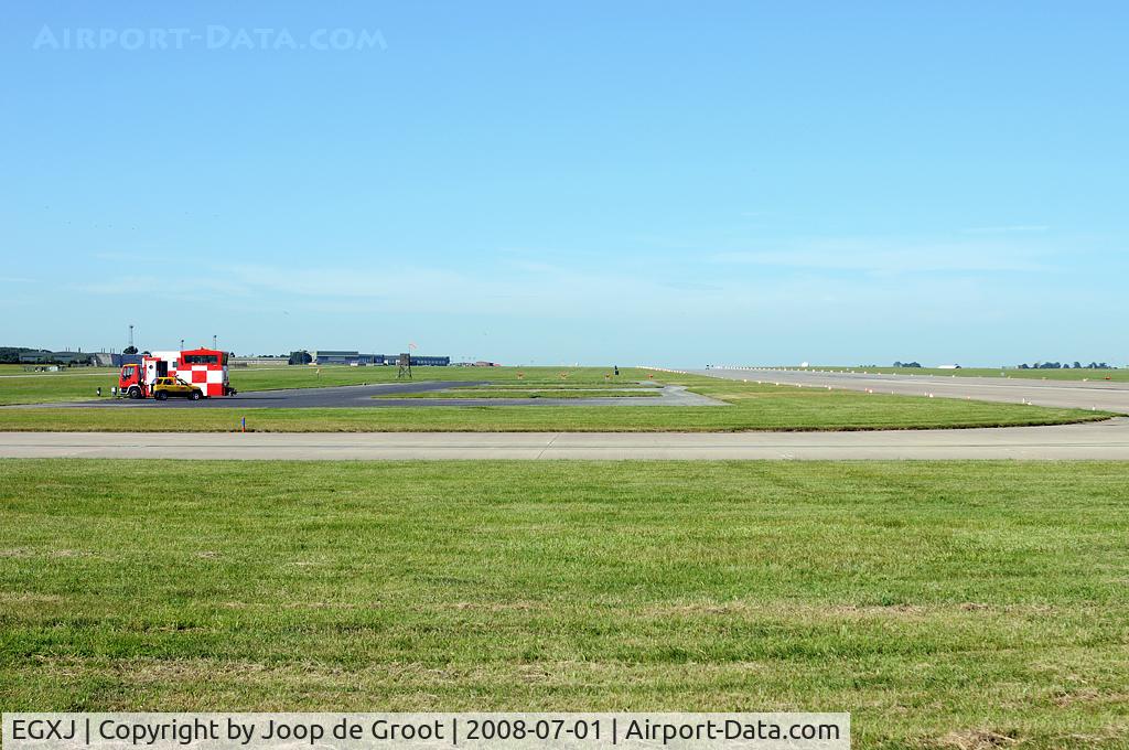 EGXJ Airport - Overview of the eastern end of the runway