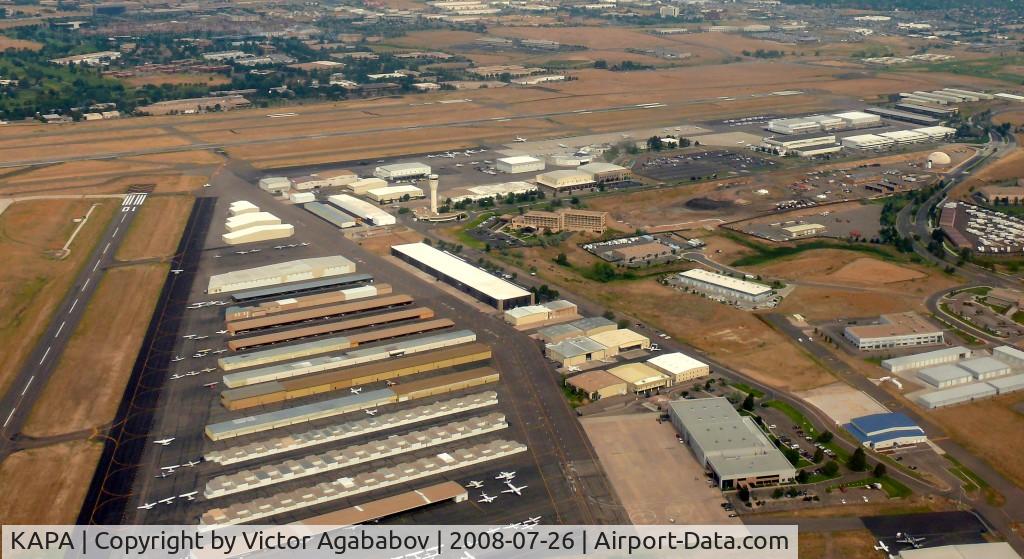 Centennial Airport (APA) - Downwind rwy 17 L