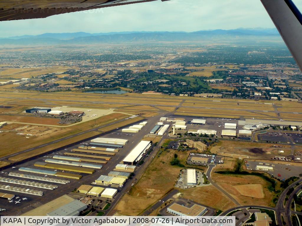 Centennial Airport (APA) - Downwind rwy 17 L