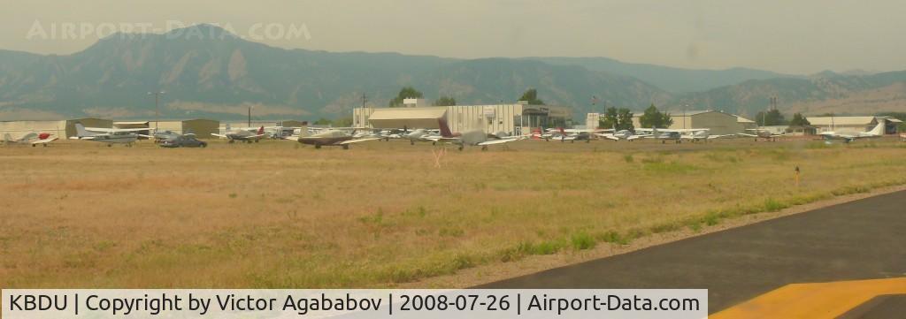 Boulder Municipal Airport (BDU) - Boulder Airport after landing rwy 8
