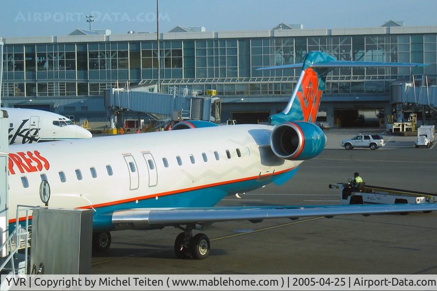 Vancouver International Airport, Vancouver, British Columbia Canada (YVR) - America West waiting for its passengers bound to Las Vegas 