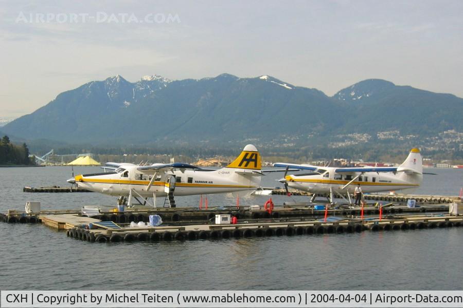 Vancouver Harbour Water Airport (Vancouver Coal Harbour Seaplane Base), Vancouver, British Columbia Canada (CXH) - Harbour Air DHC-3s at Coal harbour Seaplane Airport