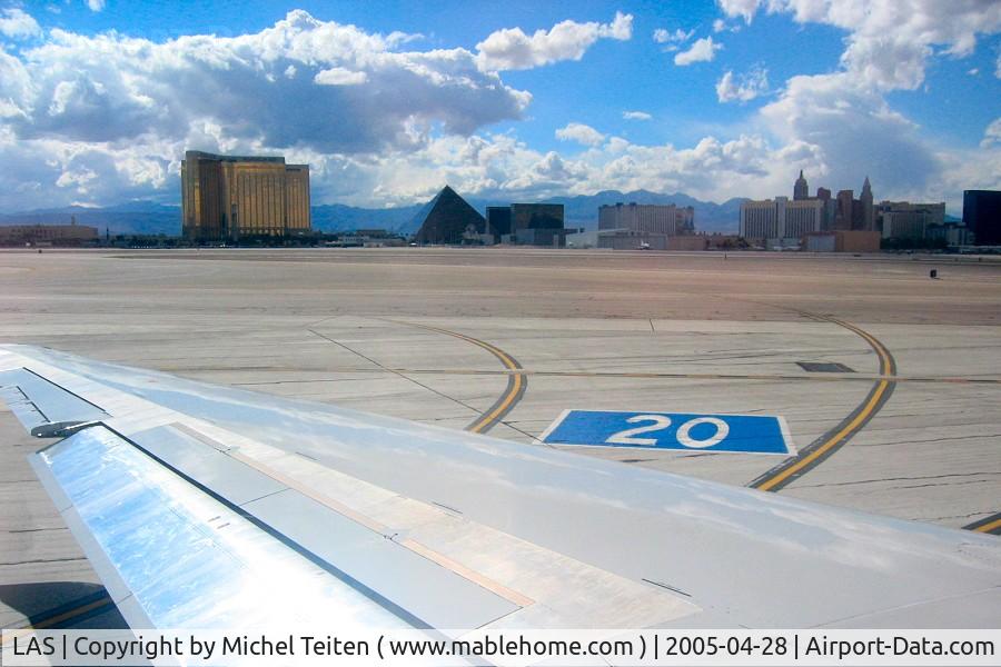 Harry Reid International Airport (LAS) - In a flight bound to Vancouver