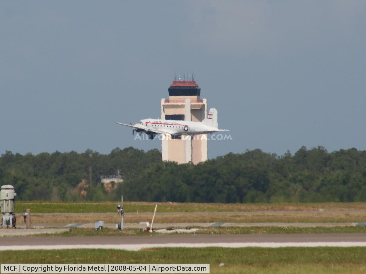 Mac Dill Afb Airport (MCF) - MacDill Tower with C-54 taking off