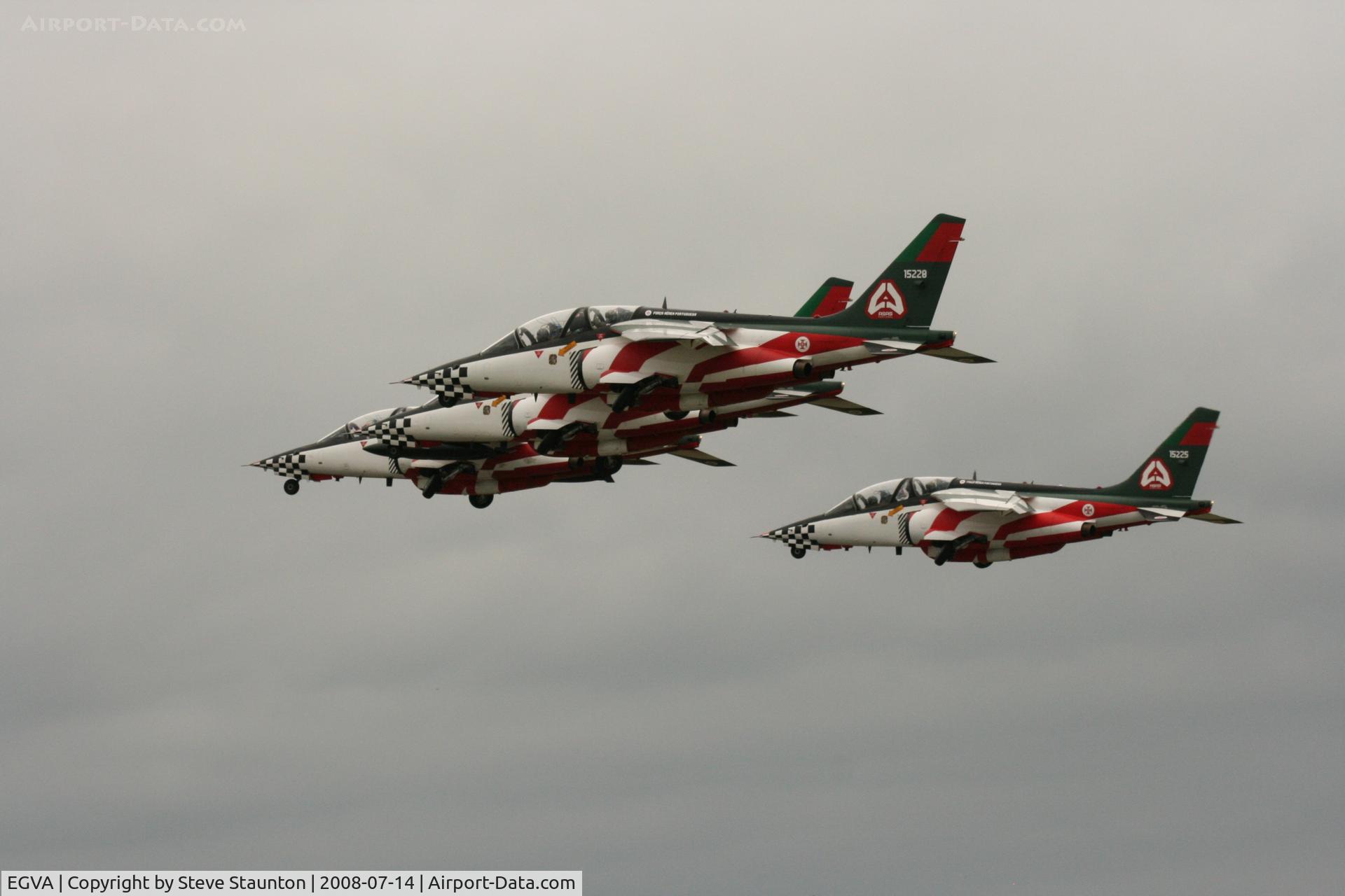 RAF Fairford Airport, Fairford, England United Kingdom (EGVA) - Taken at the Royal International Air Tattoo 2008 during arrivals and departures (show days cancelled due to bad weather)