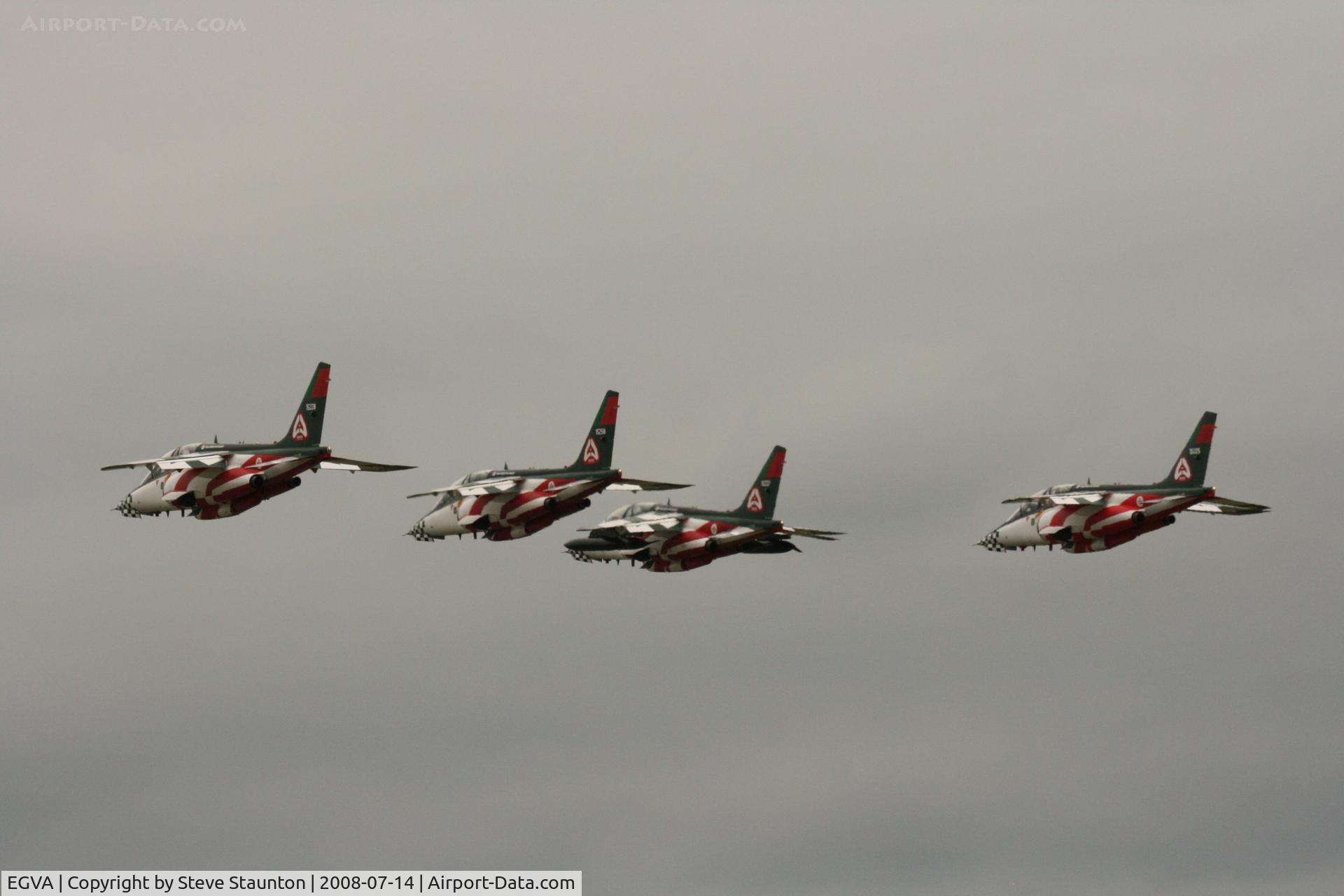 RAF Fairford Airport, Fairford, England United Kingdom (EGVA) - Taken at the Royal International Air Tattoo 2008 during arrivals and departures (show days cancelled due to bad weather)