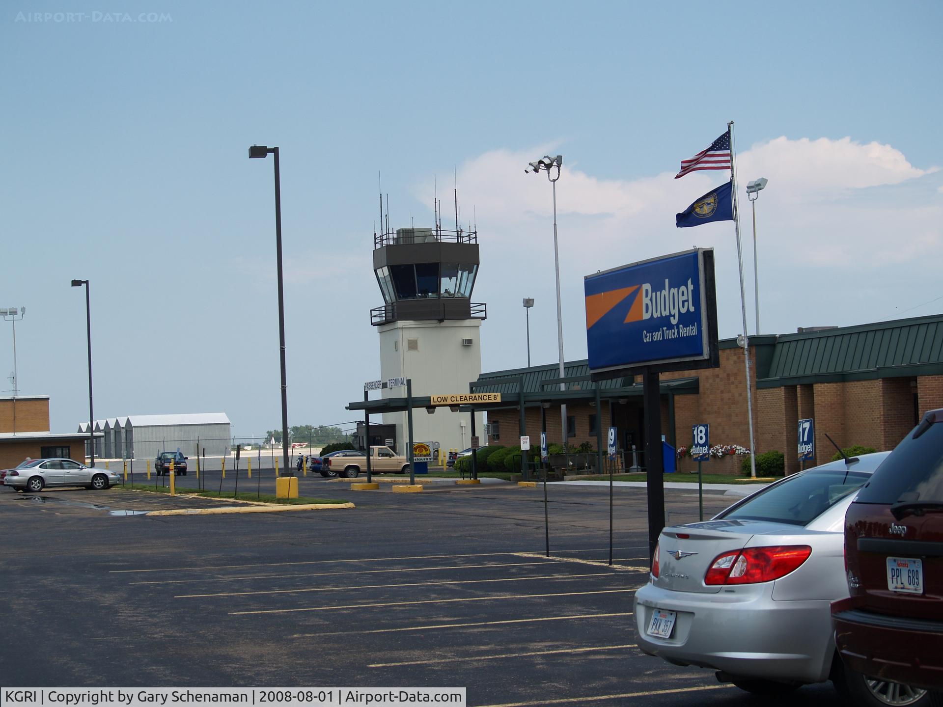 Central Nebraska Regional Airport (GRI) - TERMINAL CONTROL TOWER OF GRAND ISLAND REGIONAL