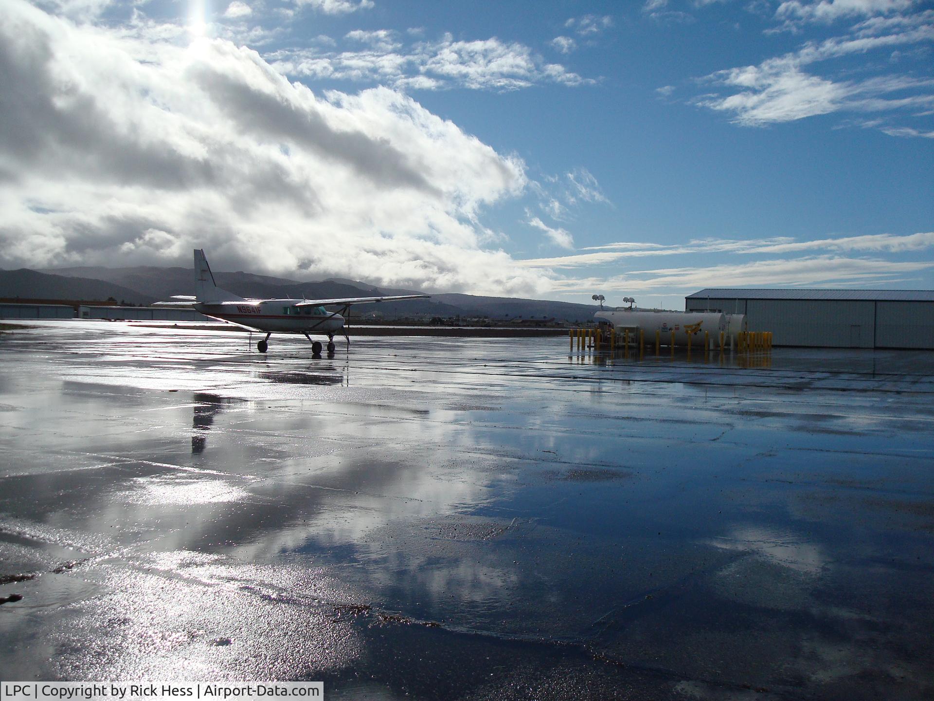 Lompoc Airport (LPC) - After rain photo Skydive Santa Barbara's Cessna Caravan