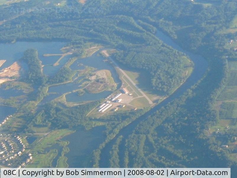 Riverview Airport (08C) - Looking NW from 6000'