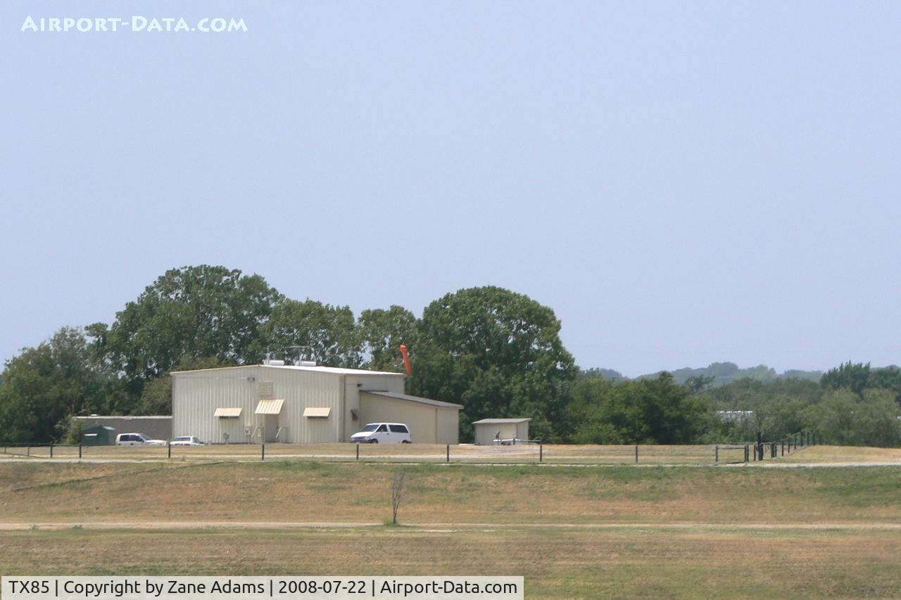 City Of Fort Worth Heliport (TX85) - City of Ft. Worth Heliport - View from I-35W bridge.