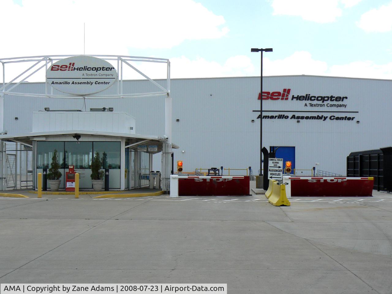 Rick Husband Amarillo International Airport (AMA) - The Bell Helicopter V-22 Tiltrotor plant in Amarillo
