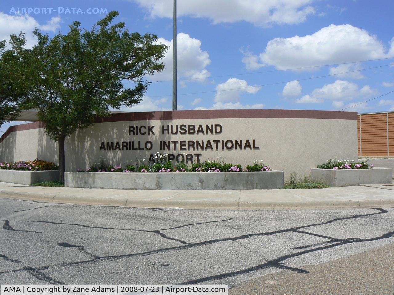 Rick Husband Amarillo International Airport (AMA) - Amarillo International - Named after Columbia Astronaut Rick Husband - Lost during re-entry 2003