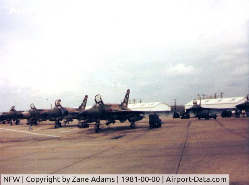 Fort Worth Nas Jrb/carswell Field Airport (NFW) - 457th TFS Air Force Reserve Squadron at Carswell AFB @ 1981