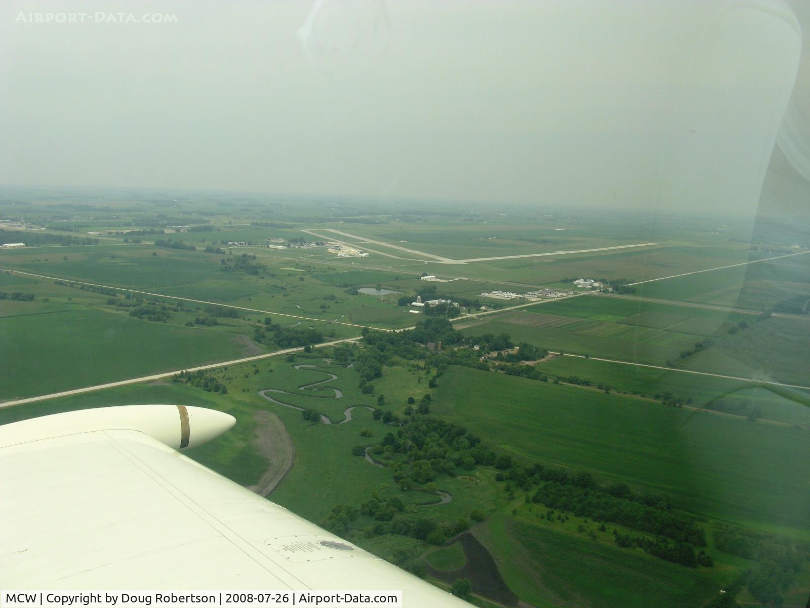Mason City Municipal Airport (MCW) - On base leg for Rwy 30.