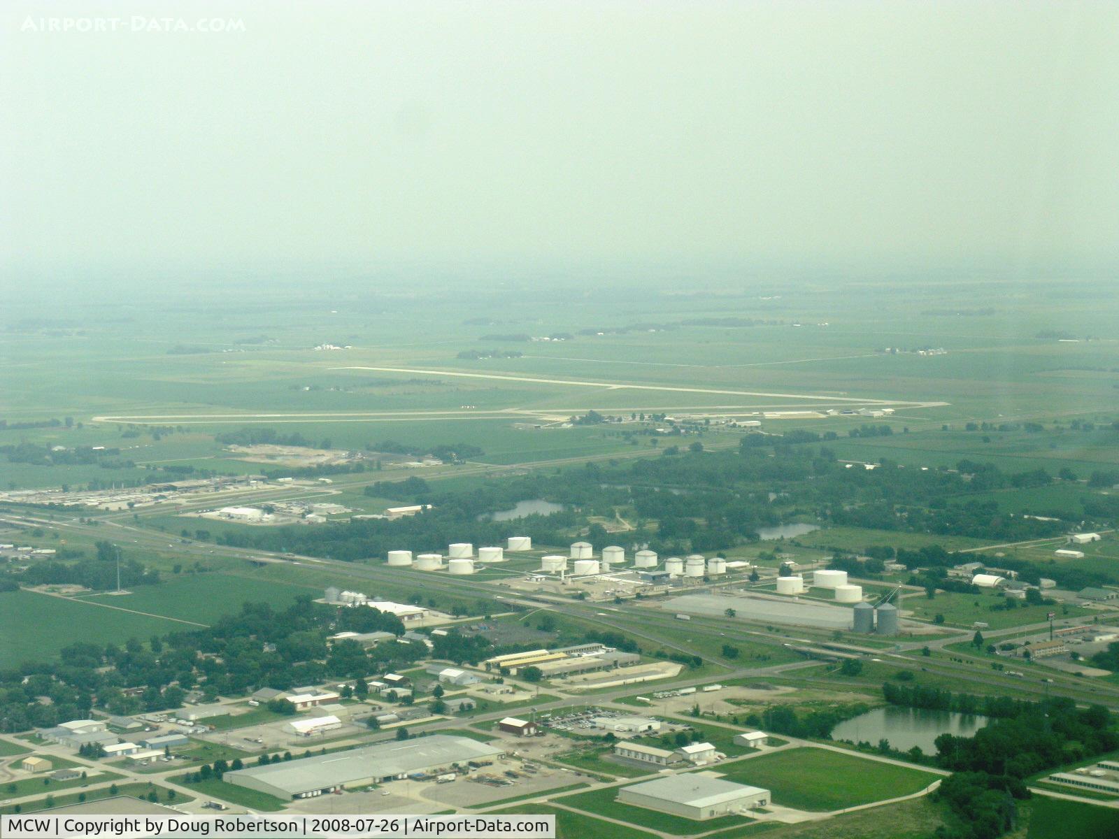 Mason City Municipal Airport (MCW) - Approaching MCW.