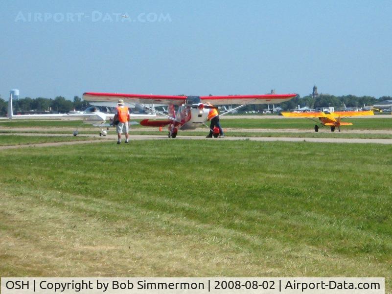 Wittman Regional Airport (OSH) - Airventure 2008 - Oshkosh, WI.  N88WY just arrived.