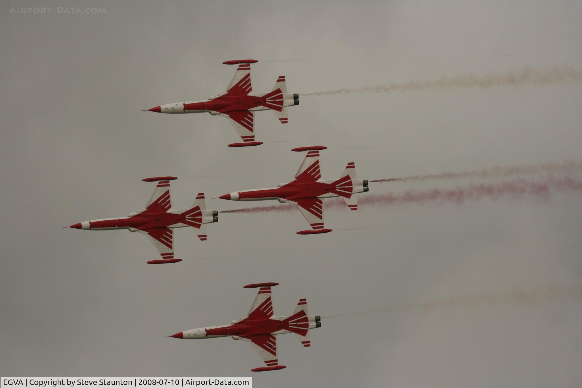 RAF Fairford Airport, Fairford, England United Kingdom (EGVA) - Taken at the Royal International Air Tattoo 2008 during arrivals and departures (show days cancelled due to bad weather)