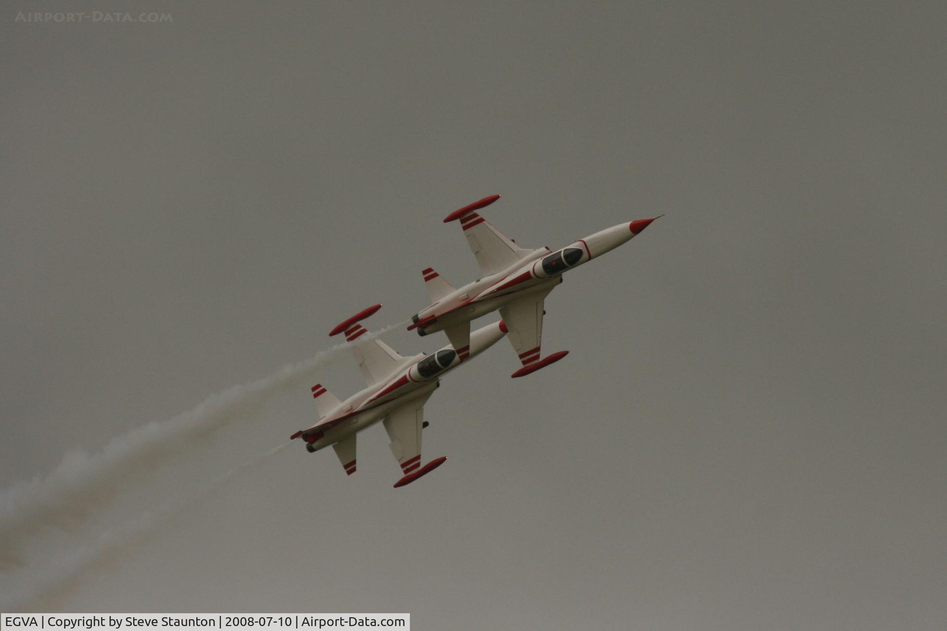 RAF Fairford Airport, Fairford, England United Kingdom (EGVA) - Taken at the Royal International Air Tattoo 2008 during arrivals and departures (show days cancelled due to bad weather)