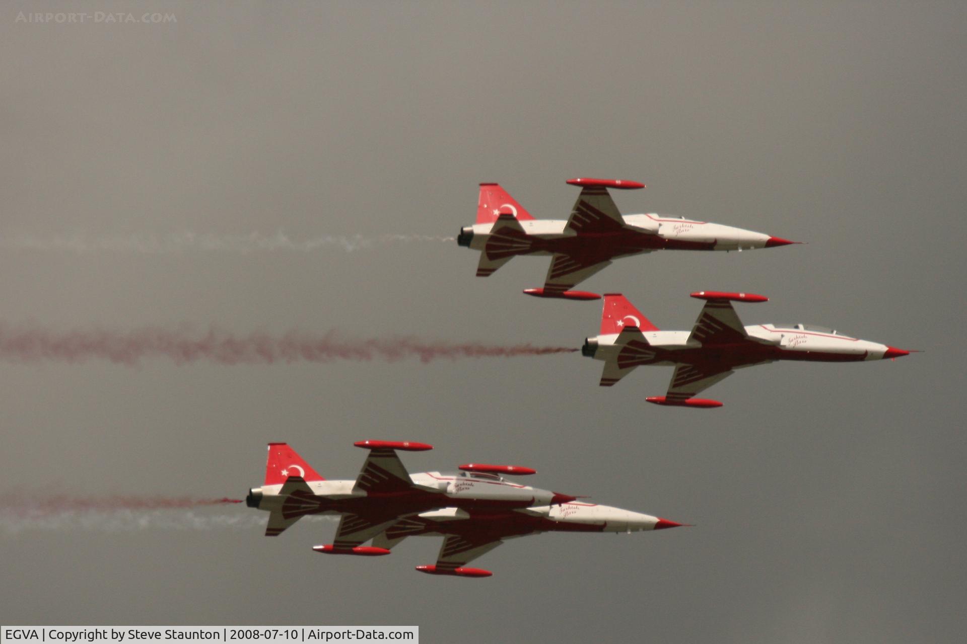 RAF Fairford Airport, Fairford, England United Kingdom (EGVA) - Taken at the Royal International Air Tattoo 2008 during arrivals and departures (show days cancelled due to bad weather)