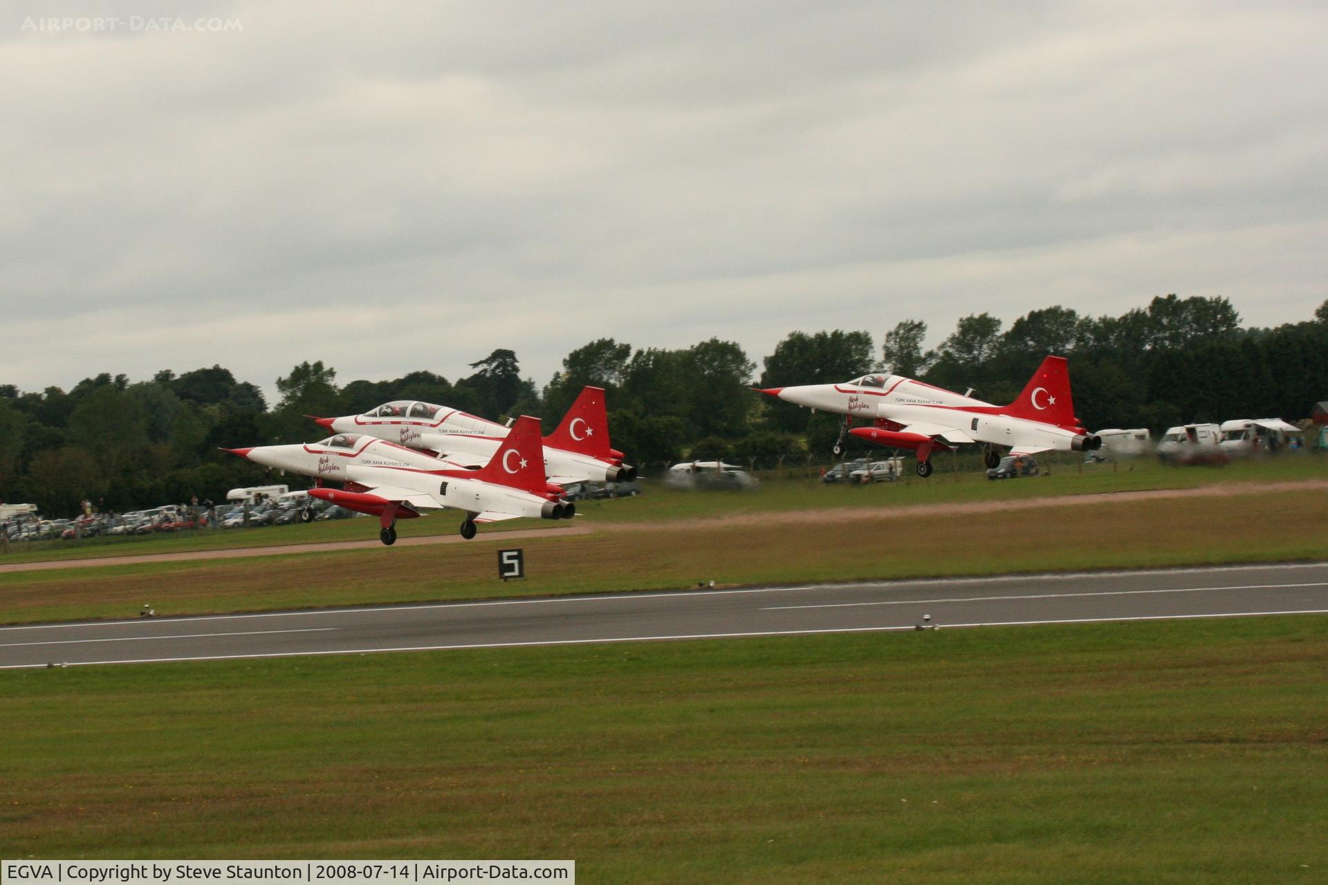 RAF Fairford Airport, Fairford, England United Kingdom (EGVA) - Taken at the Royal International Air Tattoo 2008 during arrivals and departures (show days cancelled due to bad weather)