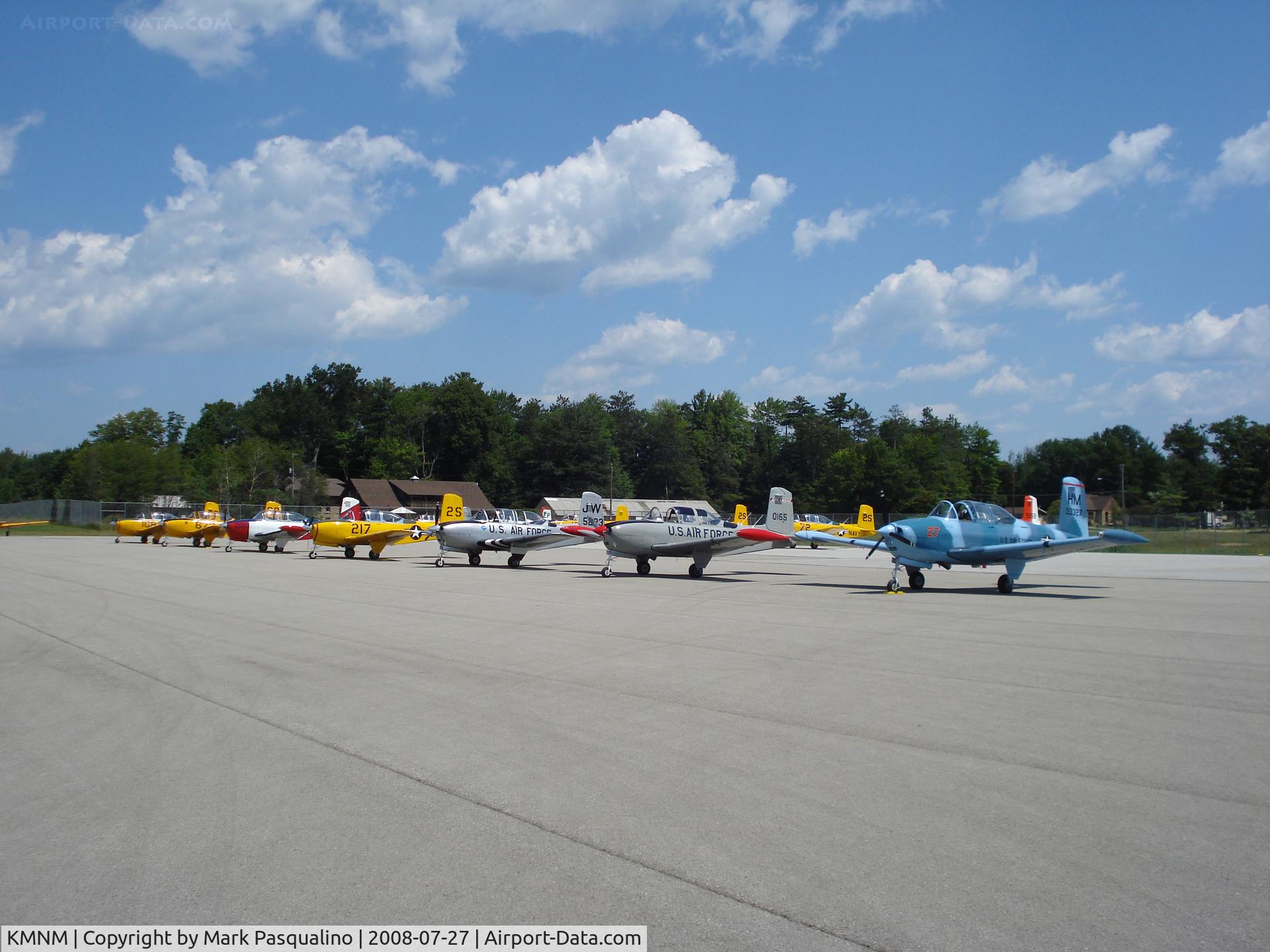 Menominee-marinette Twin County Airport (MNM) - T-34 flightline