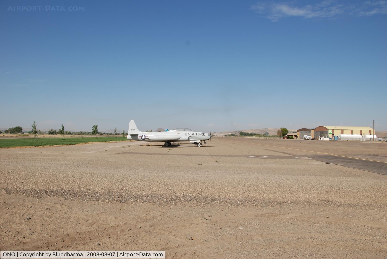 Ontario Municipal Airport (ONO) - View down field.