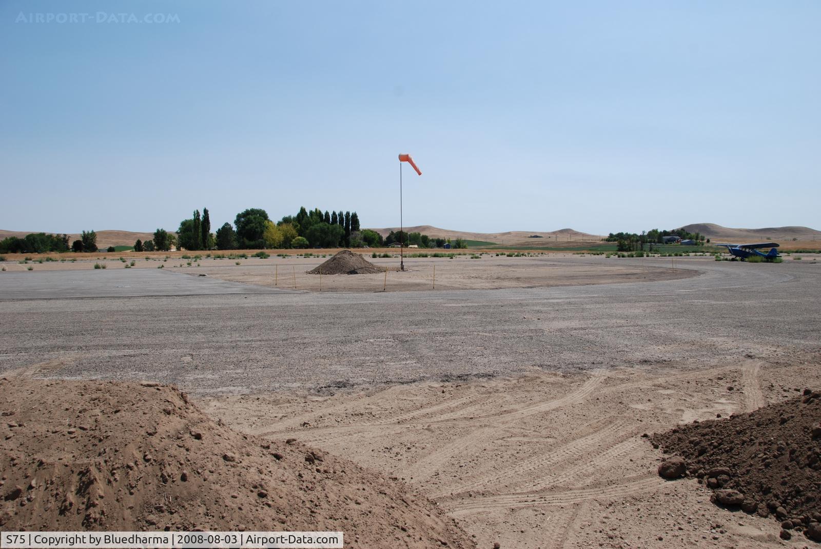 Payette Municipal Airport (S75) - Looking East towards runways.