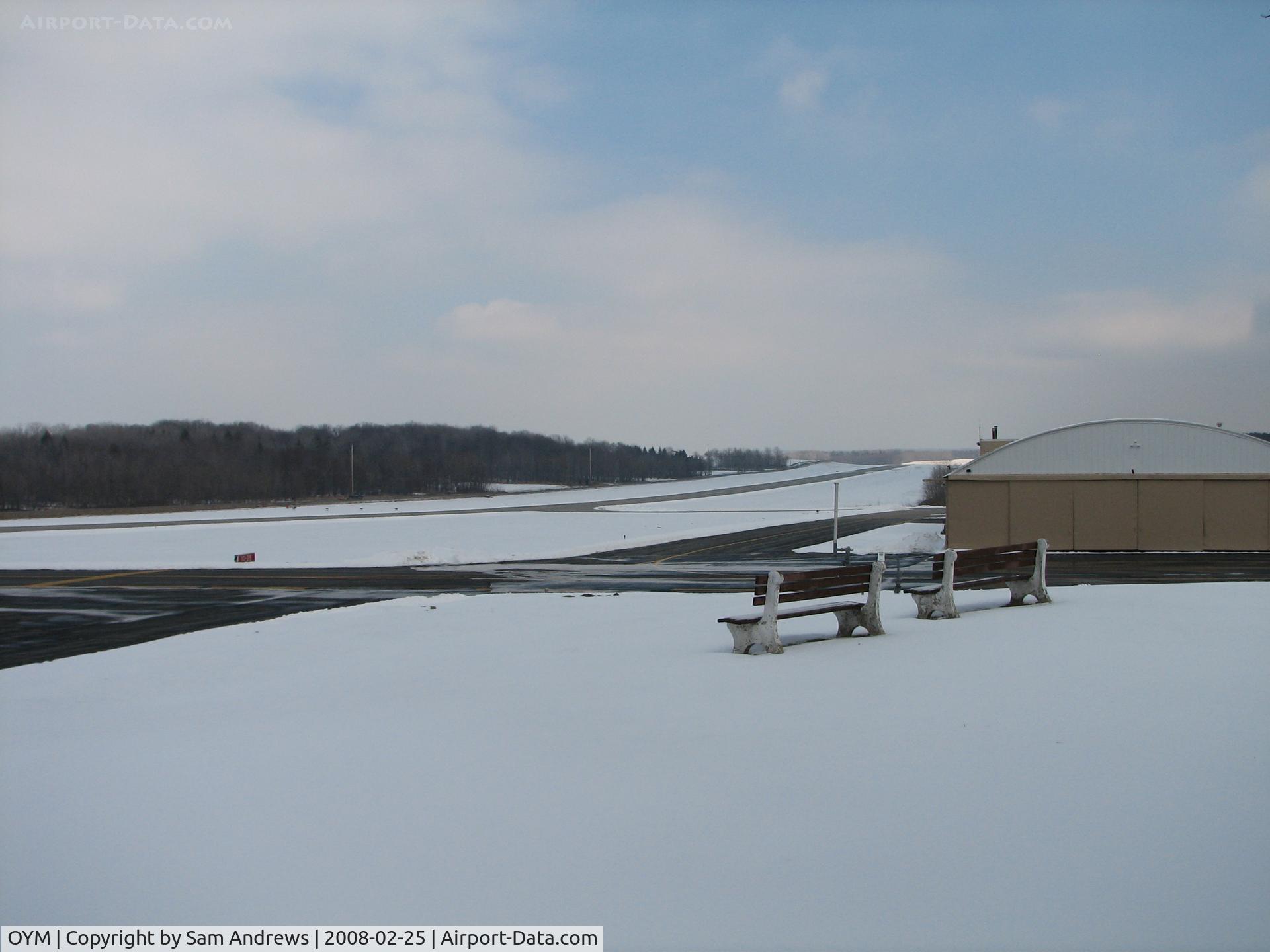 St Marys Municipal Airport (OYM) - They've got a place to sit and watch.  A new restaurant just to the right in this picture has just opened.  Its worth a visit.