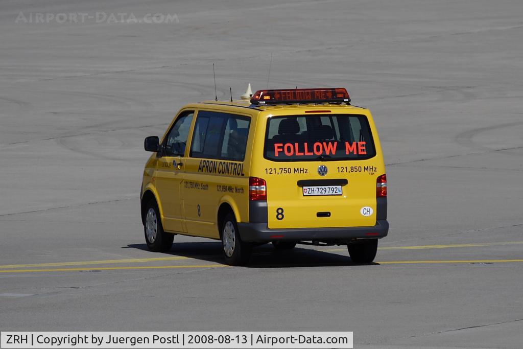 Zurich International Airport, Zurich Switzerland (ZRH) - Follow-Me - Zurich Airport/Zürich Flughafen
