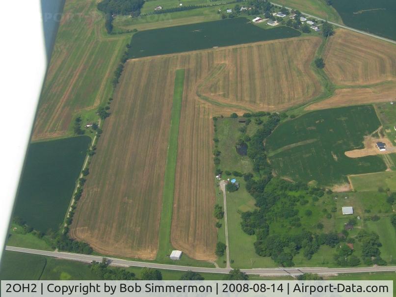 Merritt Airport (2OH2) - Looking west across Rt. 62