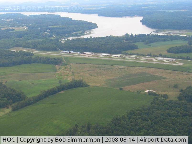Highland County Airport (HOC) - Looking east