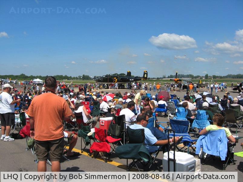 Fairfield County Airport (LHQ) - Airshow crowd at Wings of Victory airshow - Lancaster, Ohio