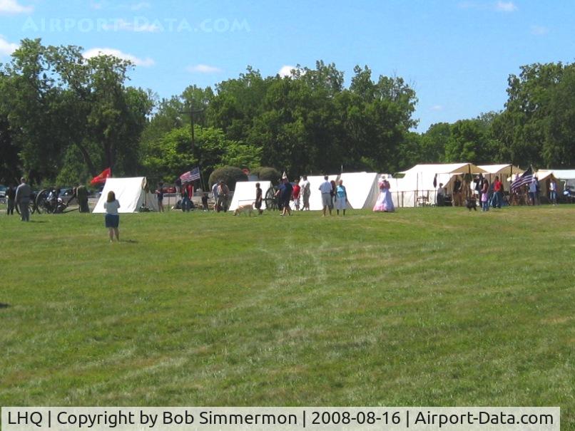 Fairfield County Airport (LHQ) - Civil war exhibit at the Wings of Victory airshow - Lancaster, Ohio