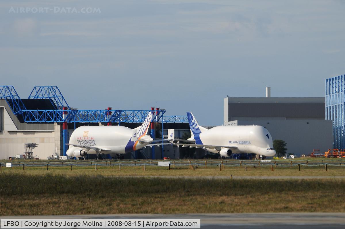 Toulouse Airport, Blagnac Airport France (LFBO) - Beluga´s...