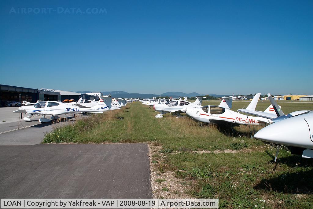 WIENER NEUSTADT EAST AIRPORT,  Austria (LOAN) - Apron overview