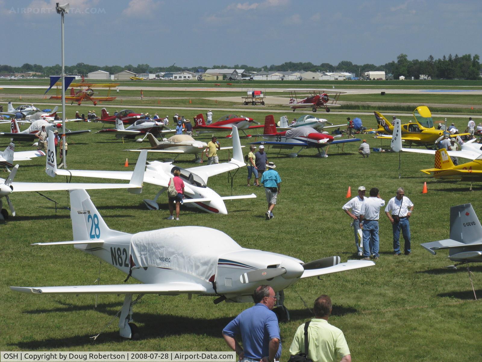 Wittman Regional Airport (OSH) - EAA AirVenture 2008-Scene from a Canon Camera tower