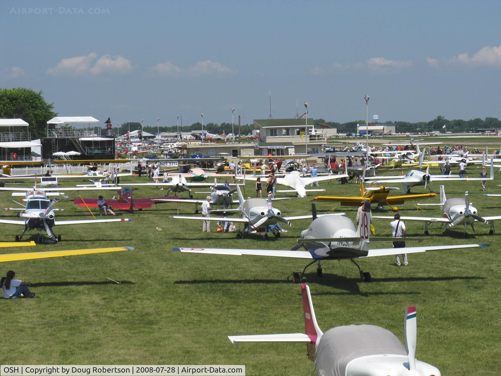 Wittman Regional Airport (OSH) - EAA AirVenture 2008-Scene from a Canon Camera tower