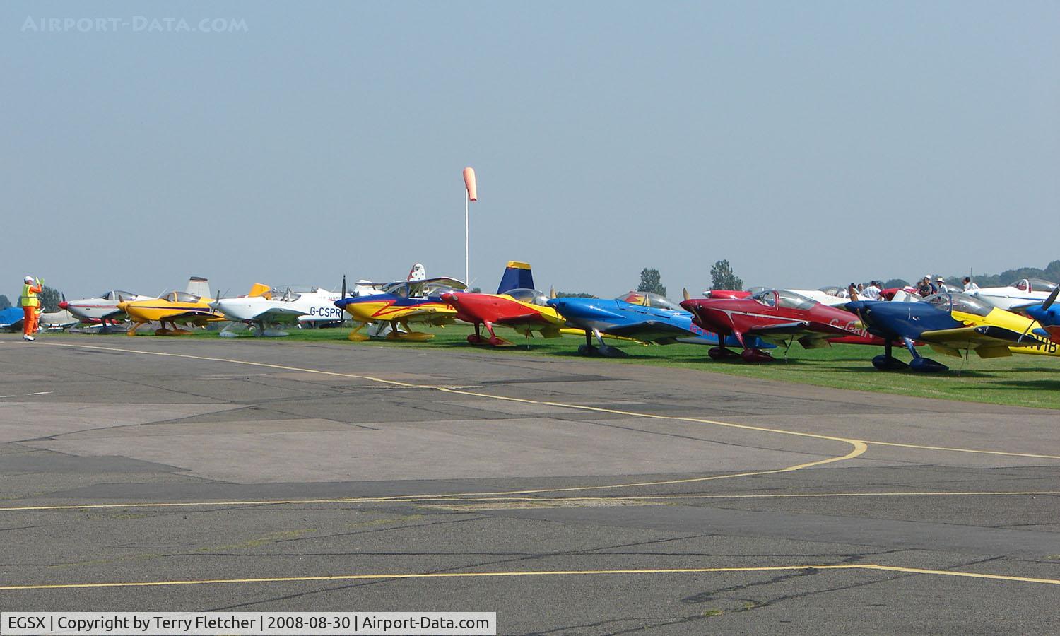 North Weald Airfield Airport, North Weald, England United Kingdom (EGSX) - Participants in the 2008 RV Fly-in at North Weald Uk