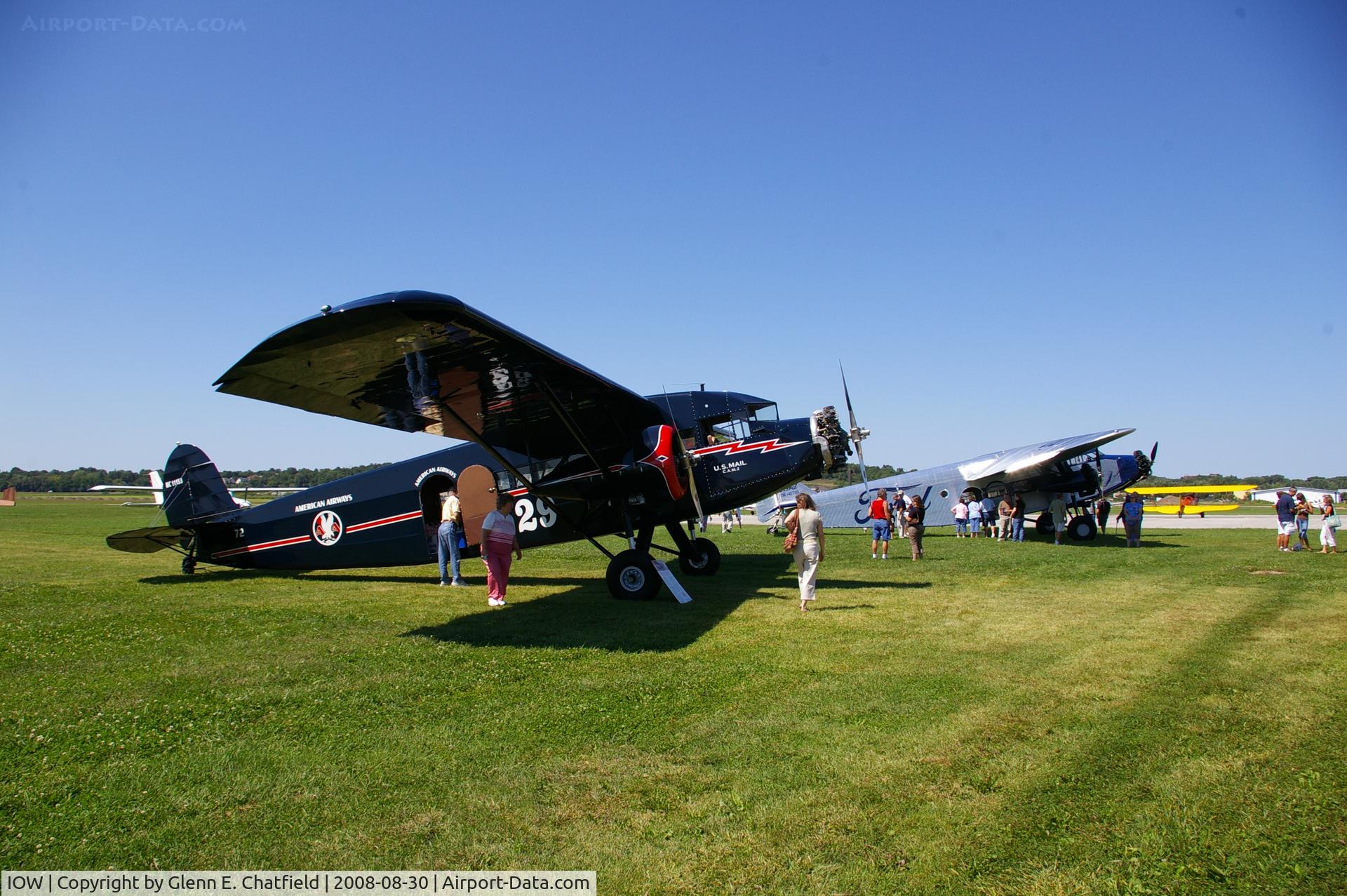Iowa City Municipal Airport (IOW) - Ford and Stinson Tri-Motors visit