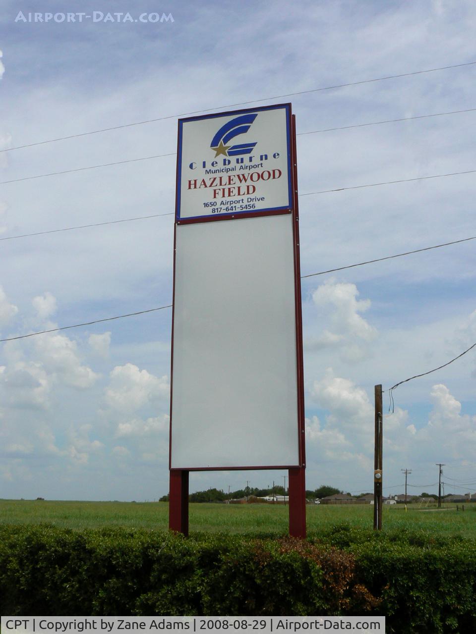 Cleburne Regional Airport (CPT) - Cleburne Municipal - TX