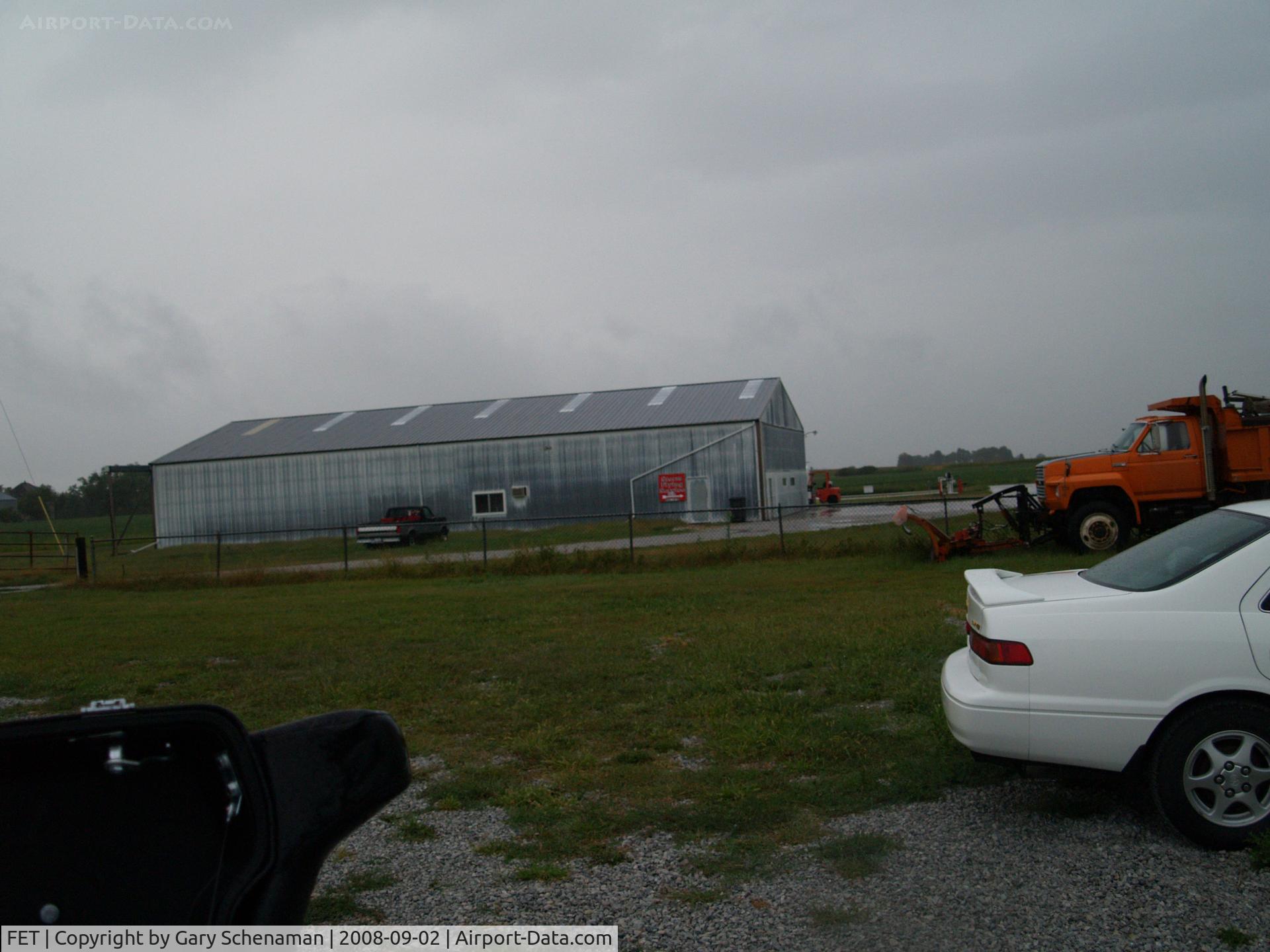 Fremont Municipal Airport (FET) - Wahoo airport It was raining cats and dogs and I was on my Harley