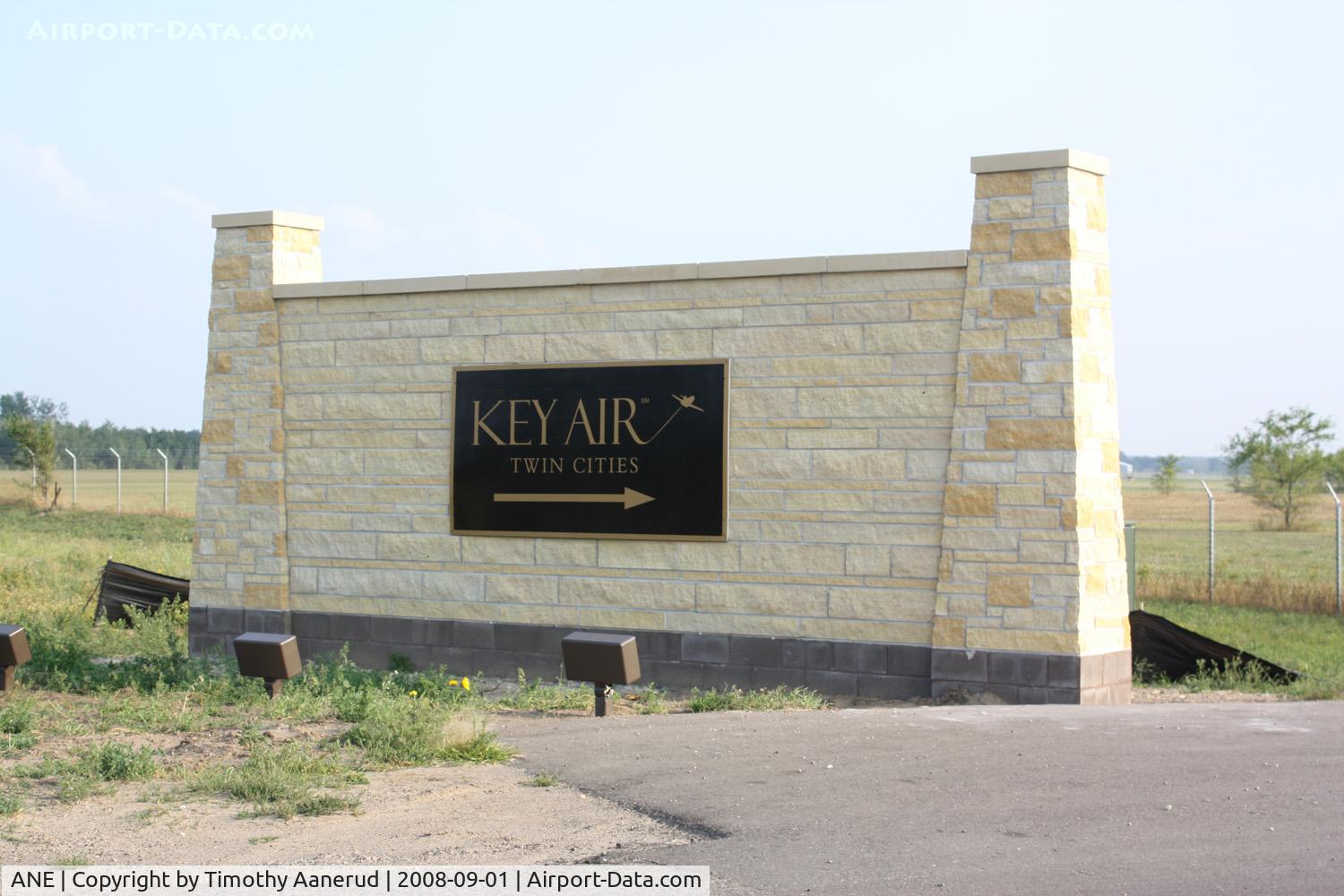 Anoka County-blaine Arpt(janes Field) Airport (ANE) - New northside entrance for Key Air, a new FBO at ANE for Biz Jets