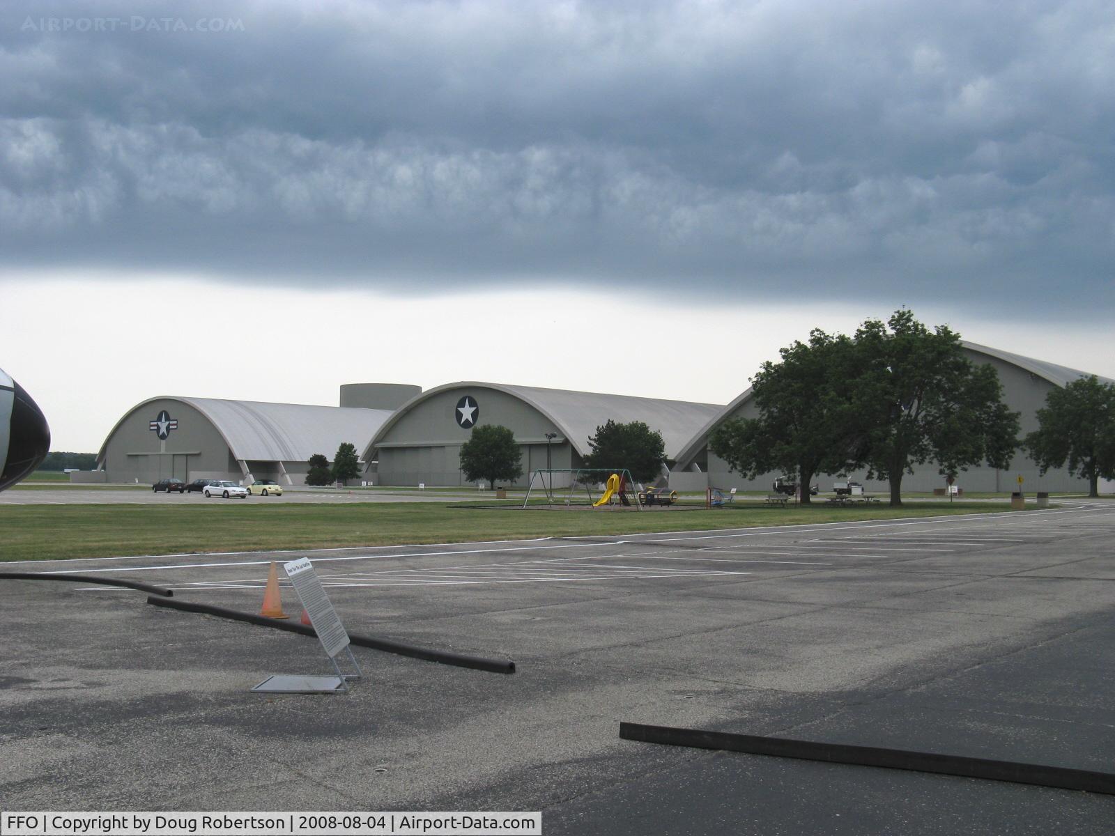 Wright-patterson Afb Airport (FFO) - Museum hangars, partial