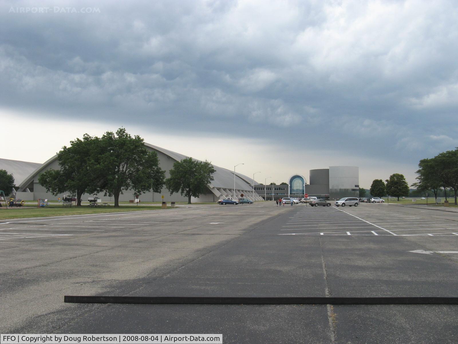 Wright-patterson Afb Airport (FFO) - Museum hangars, partial, with main entrance