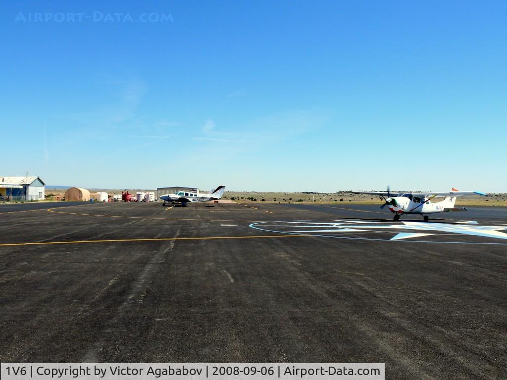 Fremont County Airport (1V6) - Ramp view