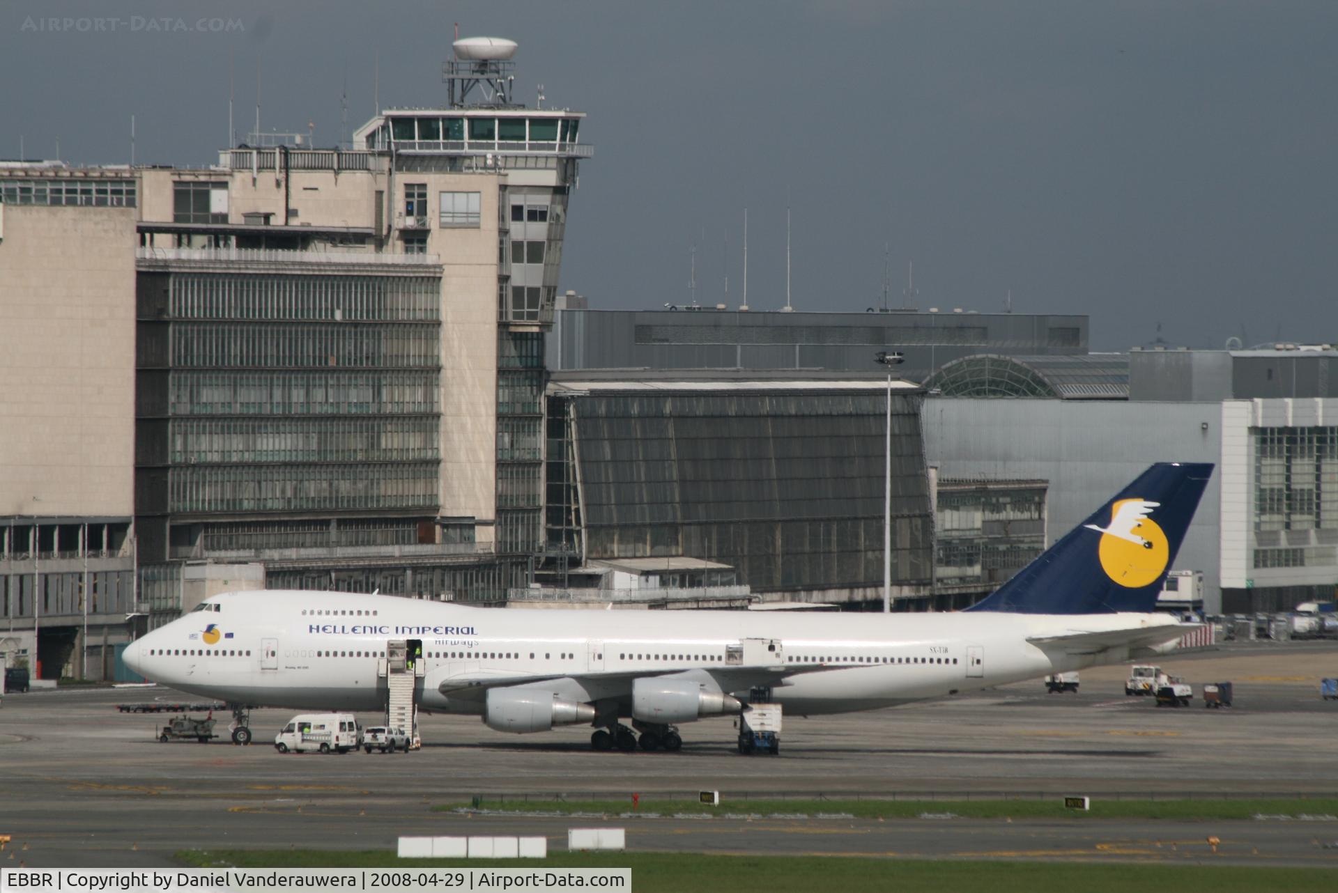 Brussels Airport, Brussels / Zaventem   Belgium (EBBR) - 747-230B parked in front of old terminal built in the 50's