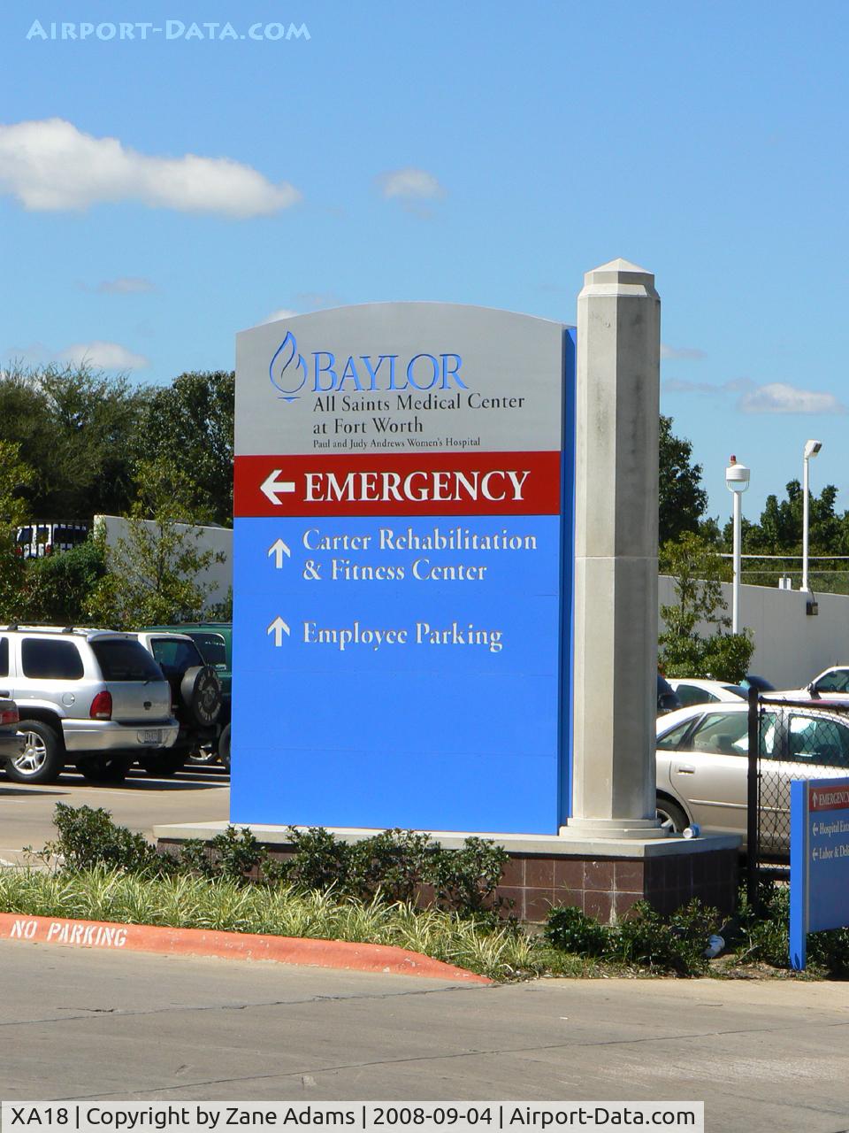 Baylor All Saints Medical Center Heliport (XA18) - Baylor Medical Center Ft. Worth