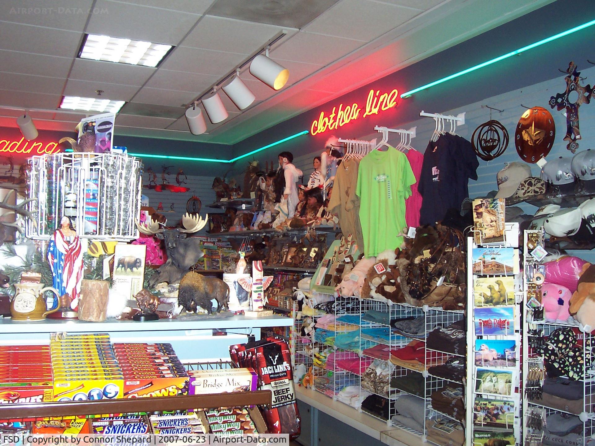 Joe Foss Field Airport (FSD) - The gift shop.